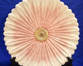 Vintage Pink Bombay Company Gerber Daisy 14 inch Platter - 1994