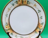 Set of Thomas Bavaria Unique Hand Painted floral 6" Plates  - 1917