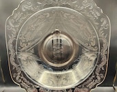 Indiana Glass Recollection Madrid Pink Pattern 6.75 inch Soup Bowl
