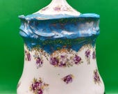 Antique Victoria Carlsbad Austria Jar - Rare Find!