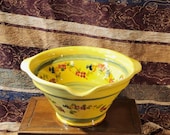 Terre e Provence 12 In Mixing Bowl in Divers Pattern with a Spout