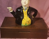 Mr. Pickwick Proposes A Toast Dicken’s character teapot by Lingard, Webster & Co 1930’s