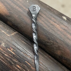 Hand Forged Cowboy Toothpick: Horseshoe Nail or Stainless Steel image 10