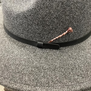 Hand Forged Cowboy Toothpick: Horseshoe Nail or Stainless Steel Copper HS 2pack