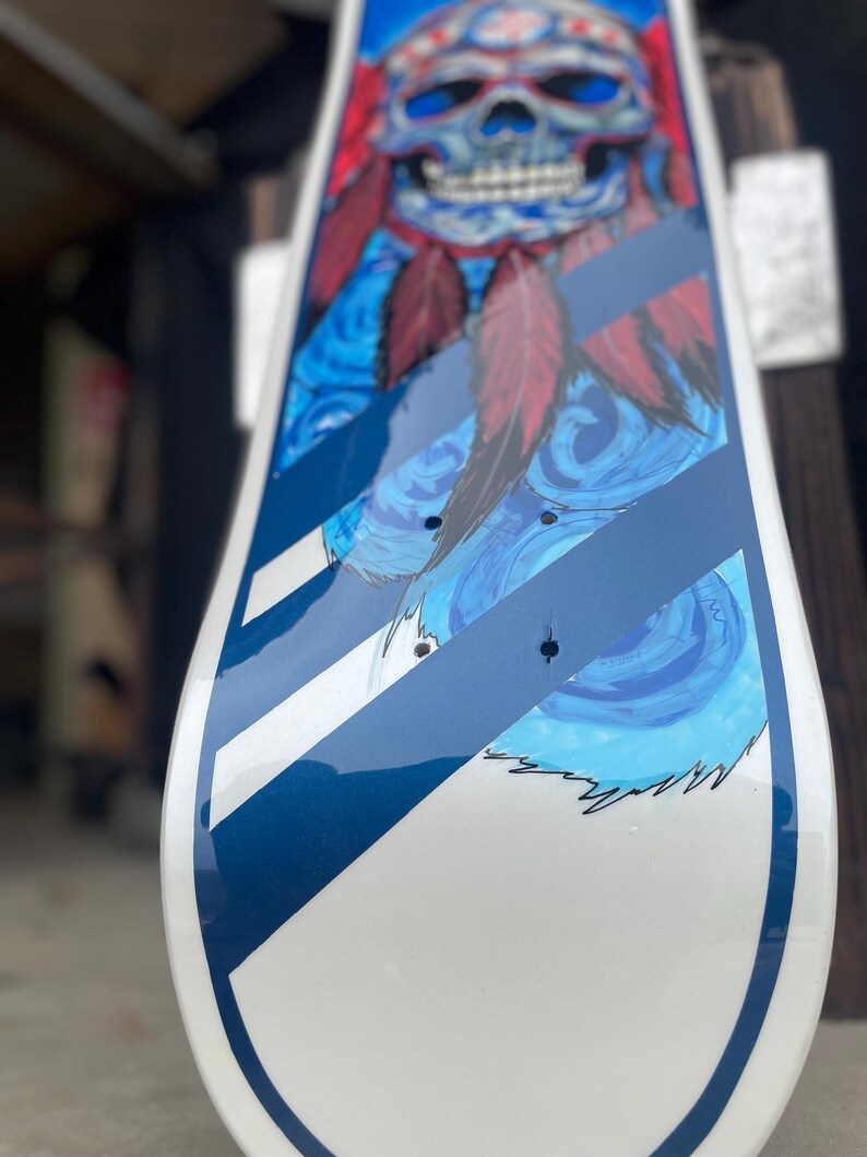 Custom Painted Skate Deck Wall Art / Display ready / mounting hardware included image 20
