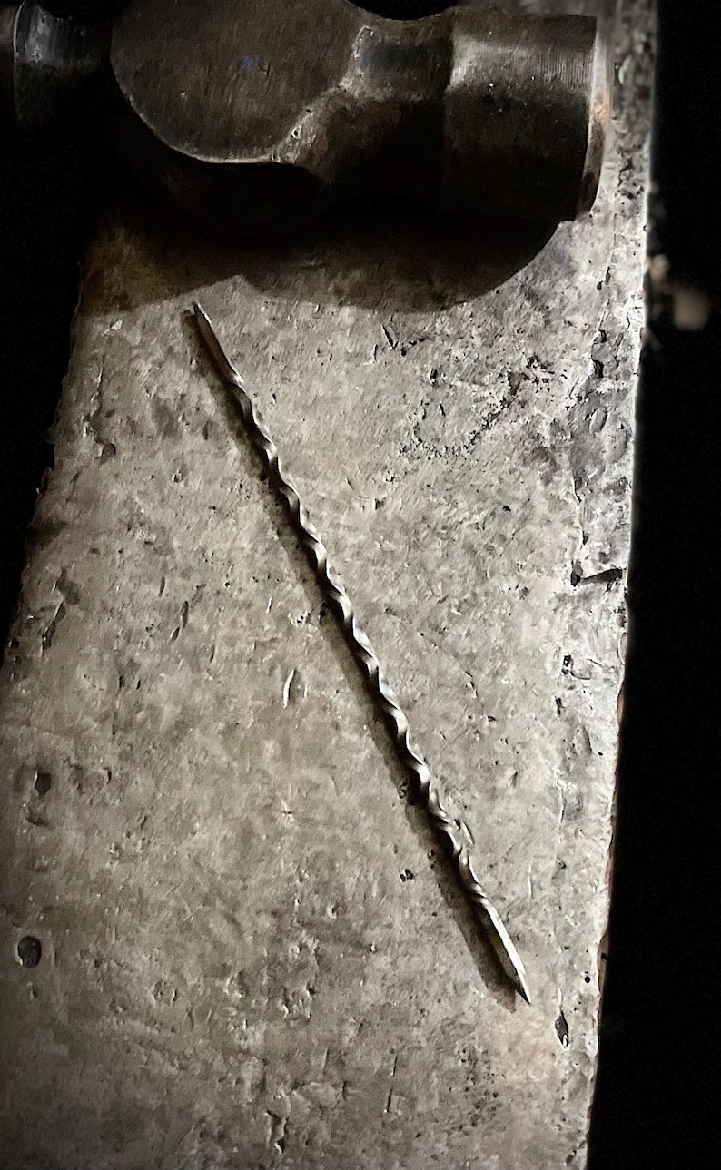 Hand Forged Cowboy Toothpick: Horseshoe Nail or Stainless Steel image 15