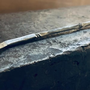 Cuchara de cóctel de acero inoxidable forjada a mano / Tenedores de cóctel de herrero rústico