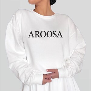 Embroidered Aroosa Crewneck (Bride Crewneck)