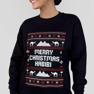 Merry Christmas Habibi - Ugly Christmas Sweater (Crewneck)