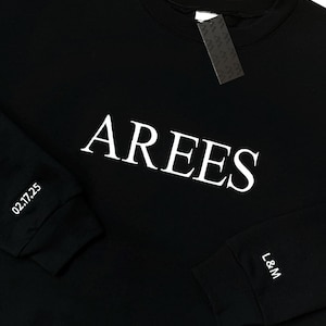 Embroidered Arees Crewneck (Groom Crewneck)