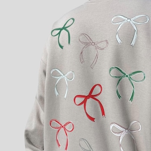 Have Yourself a Merry Little Christmas Habibi Bow Crewneck