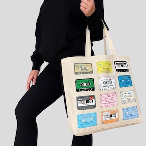 Arabic Cassette Collection Jumbo Tote