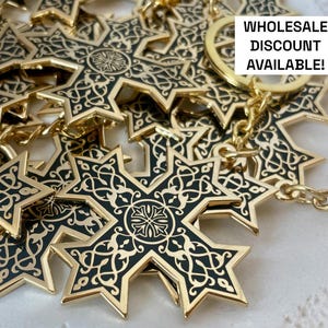 Classic Coptic Cross Keychain