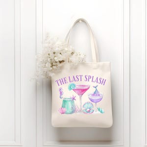 The Last Splash Bachelorette Tote Bag | Bridal Party Beach Bag | Bachelorette Party Favor | Bridesmaid Gift | Pool Party Tote