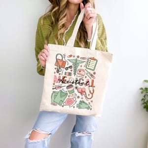 Medical Assistant Tote Bag, Healthcare Gifts, Certified Medical Assistant, CMA Tote Bag, MA Graduation, Nurse Tote Bag!