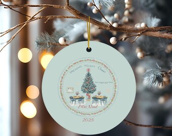 Teacher Christmas Ornament, Best Teacher Gift , Personalized Teacher Name Ornament, Classroom Holiday Tree Decor, Thank You Keepsake
