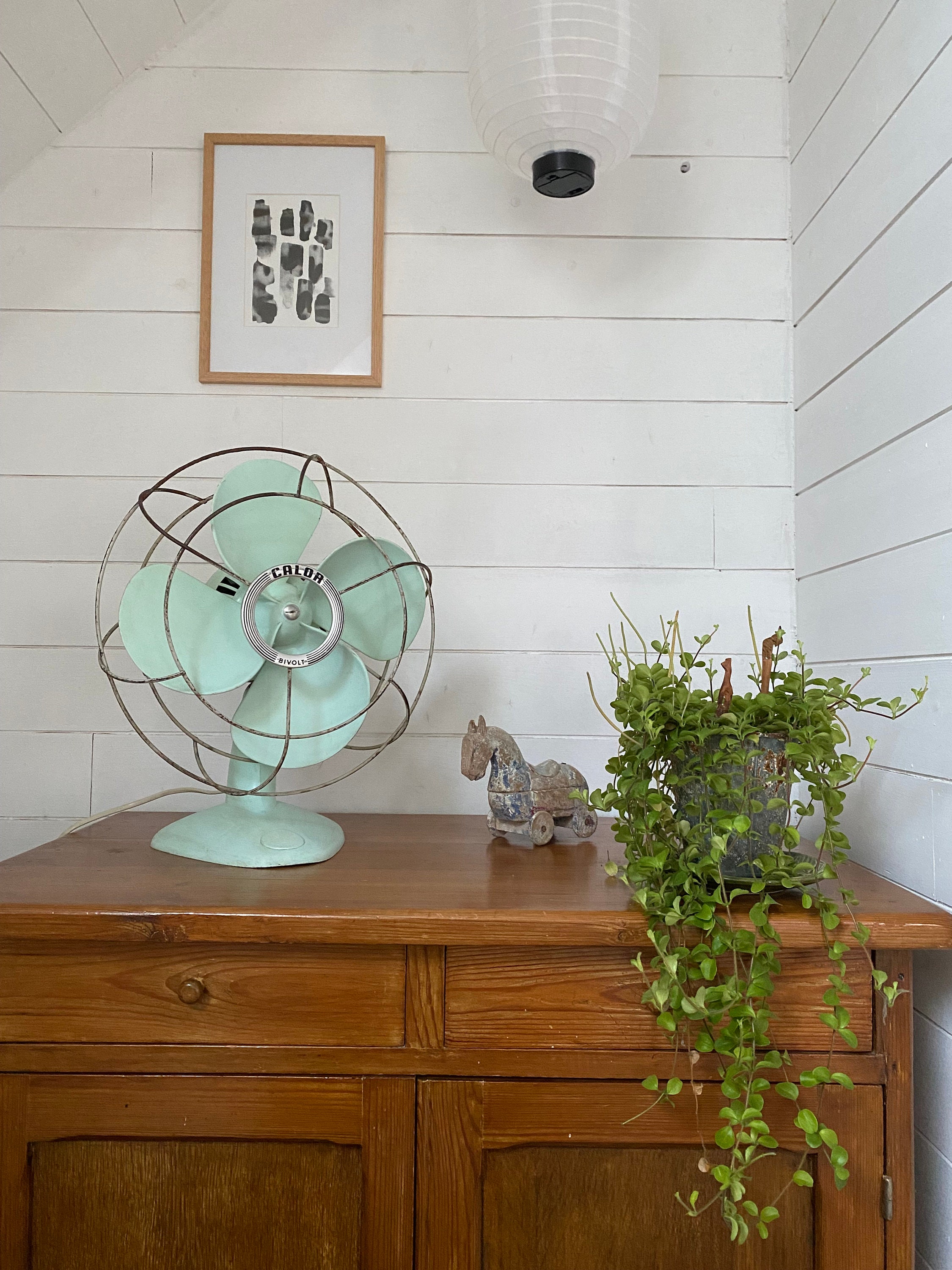 Ancien Ventilateur Électrique de La Marque Calor Années 60