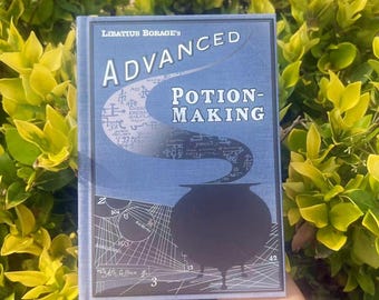 Handmade Advanced Potion-Making Replica Book: A5 Hardcover Cosplay Prop