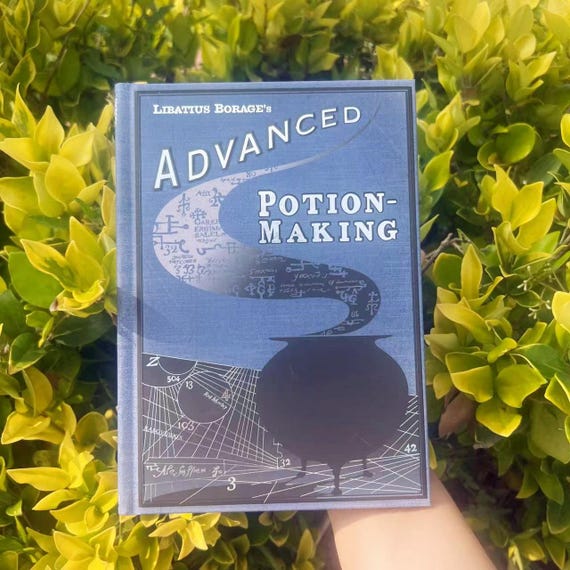 Handmade Advanced Potion-making Replica Book: A5 Hardcover Cosplay