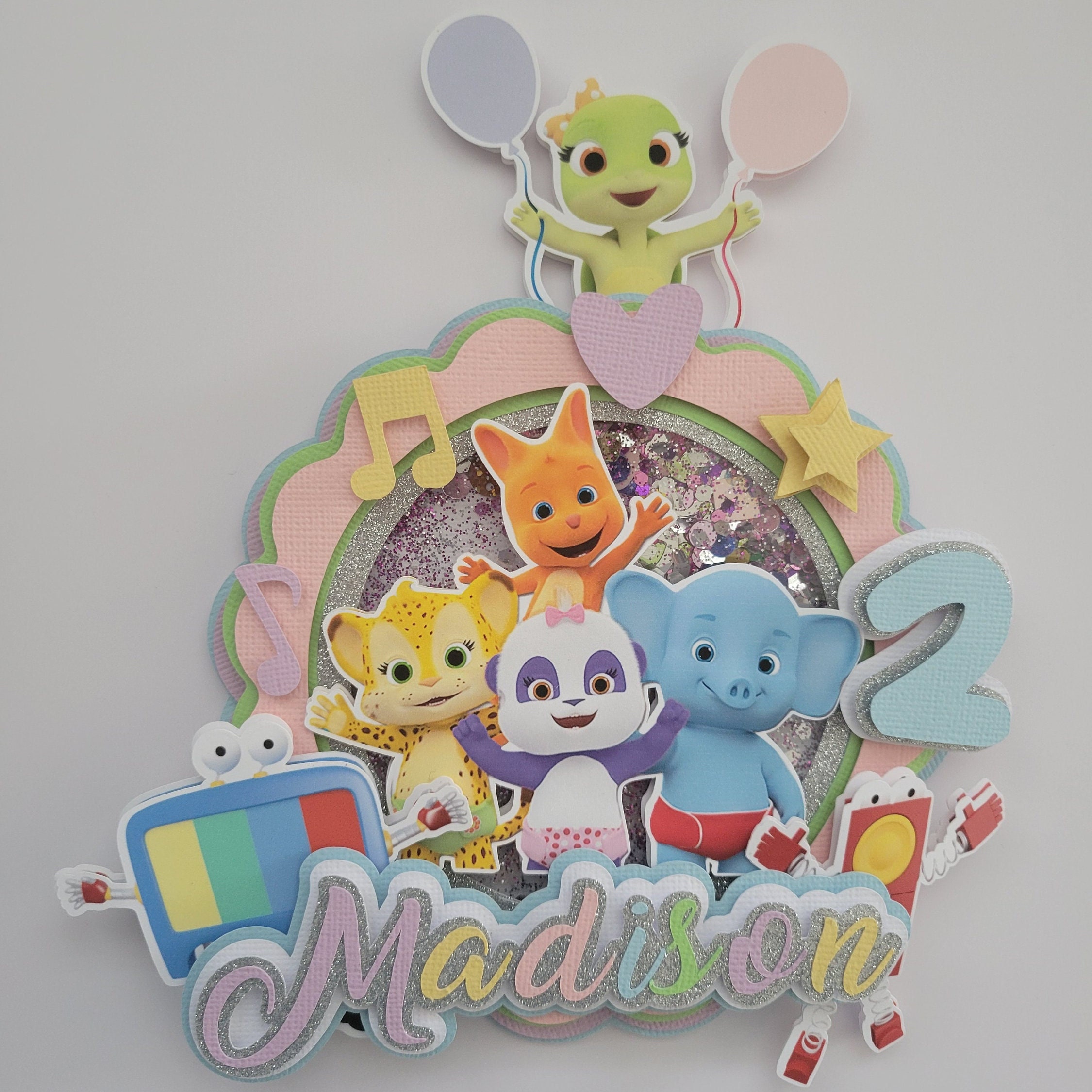 Wordjesse Topper Personalized Word Party Cake Topper: Handmade Birthday Decor - Etsy