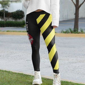 Retro-Inspired Ghostly Adventure Leggings for Women, Perfect for Fans of Supernatural Nostalgia, Everyday Style, Halloween
