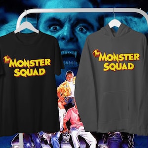 80s Horror Monster Hunting Crew Shirt, Hoodie, Retro Creature Feature Gift, Unisex Spooky Movie