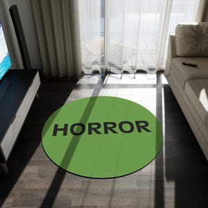 VHS-horrorlabel vloerkleed