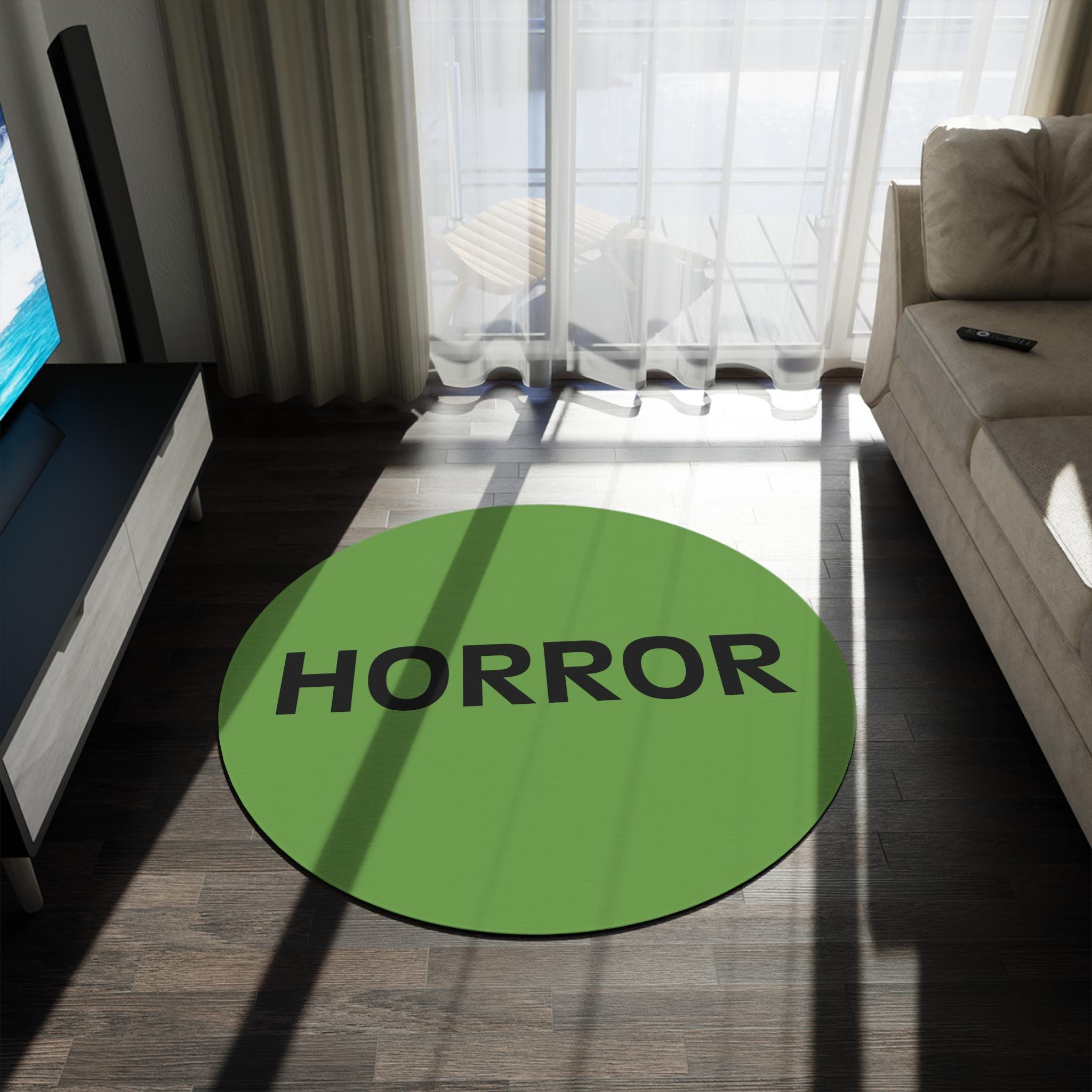 Horror Sticker Rug VHS Horror Label Rug - Etsy