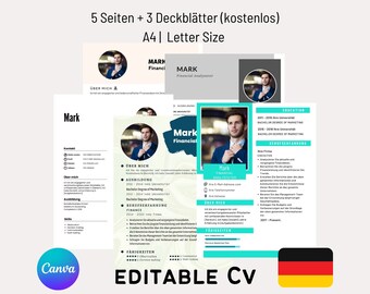 CV Template German, lebenslauf vorlage deutsch, Bewerbungsvorlage Deutsch, Professionelle Bewerbung German