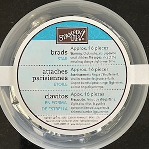 Brads Brads Brads retirado Stampin up Brads