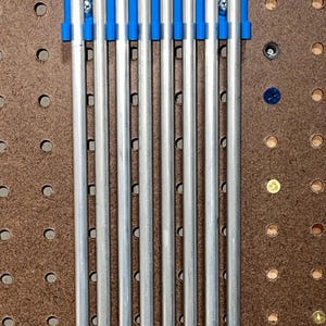 Primer Tube Holder for Dillon Presses – Pegboard & Wall Mount (Holds 8 Tubes Each)