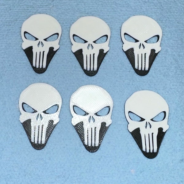 Punisher-Inspired Guitar Picks.