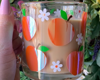 peaches mug