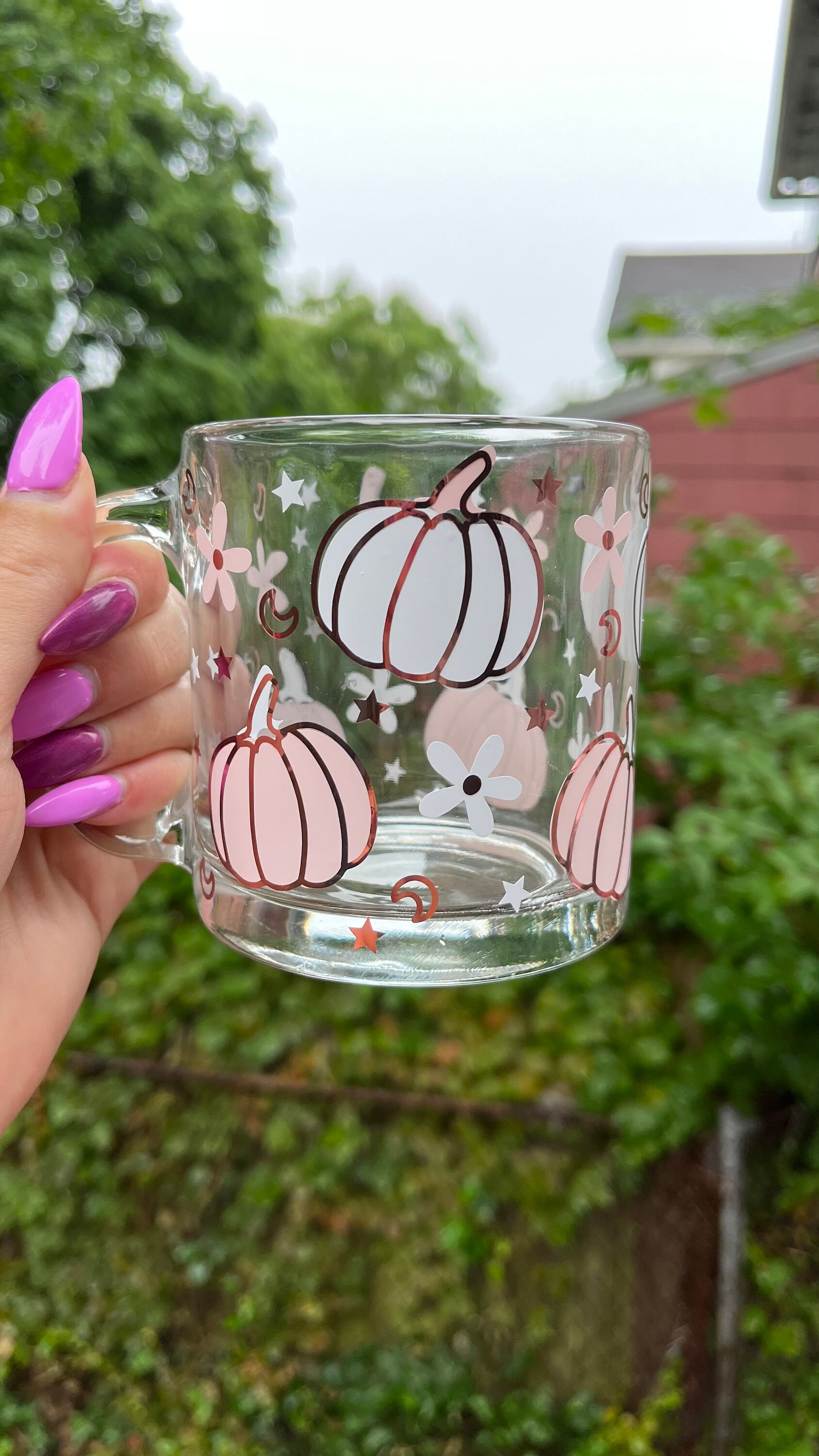 Pink Pumpkin Mug - Etsy