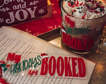 My holidays are booked mug and bookmark set