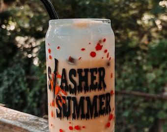 Slasher summer glass cup