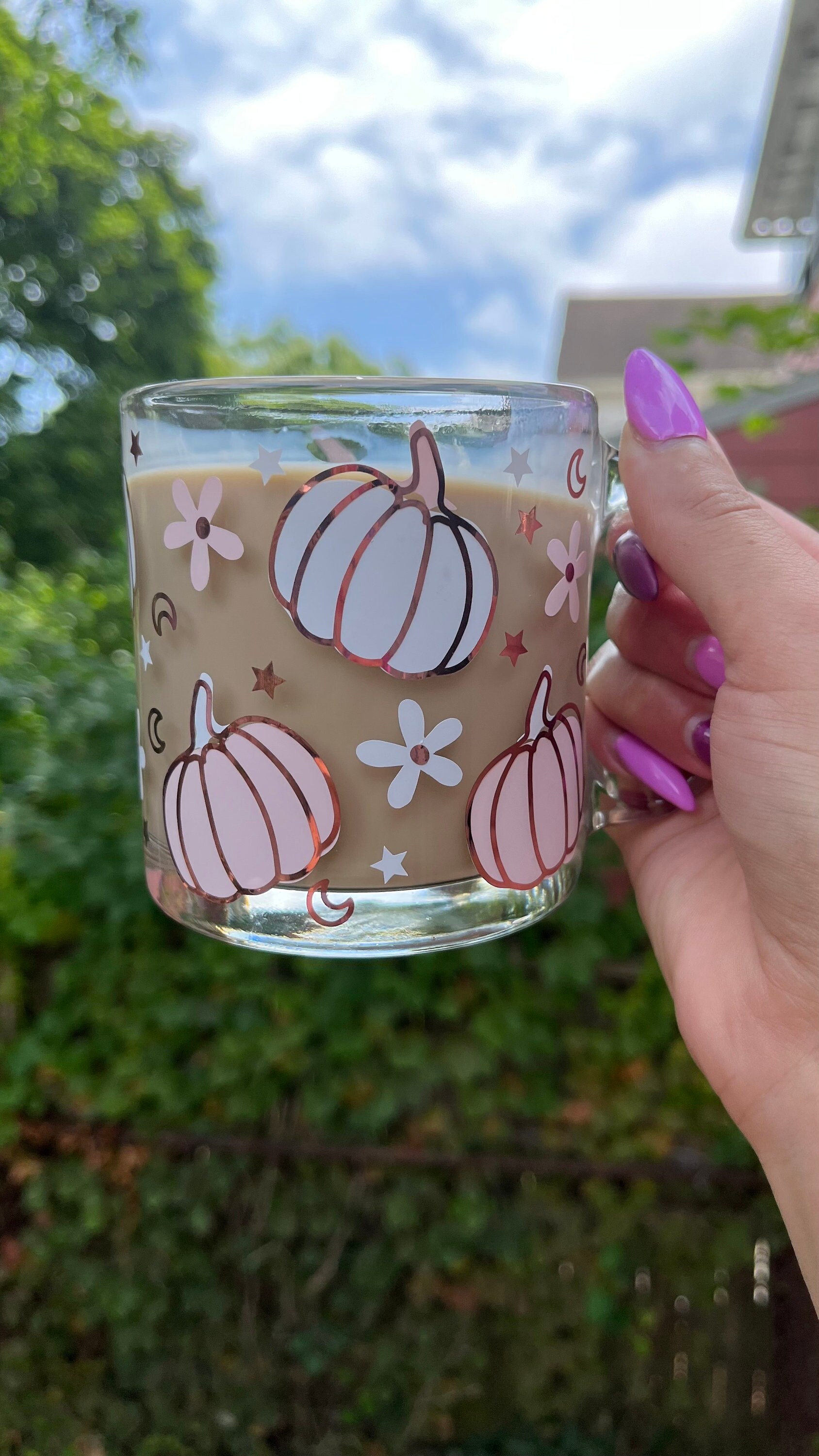 Pink Pumpkin Mug - Etsy