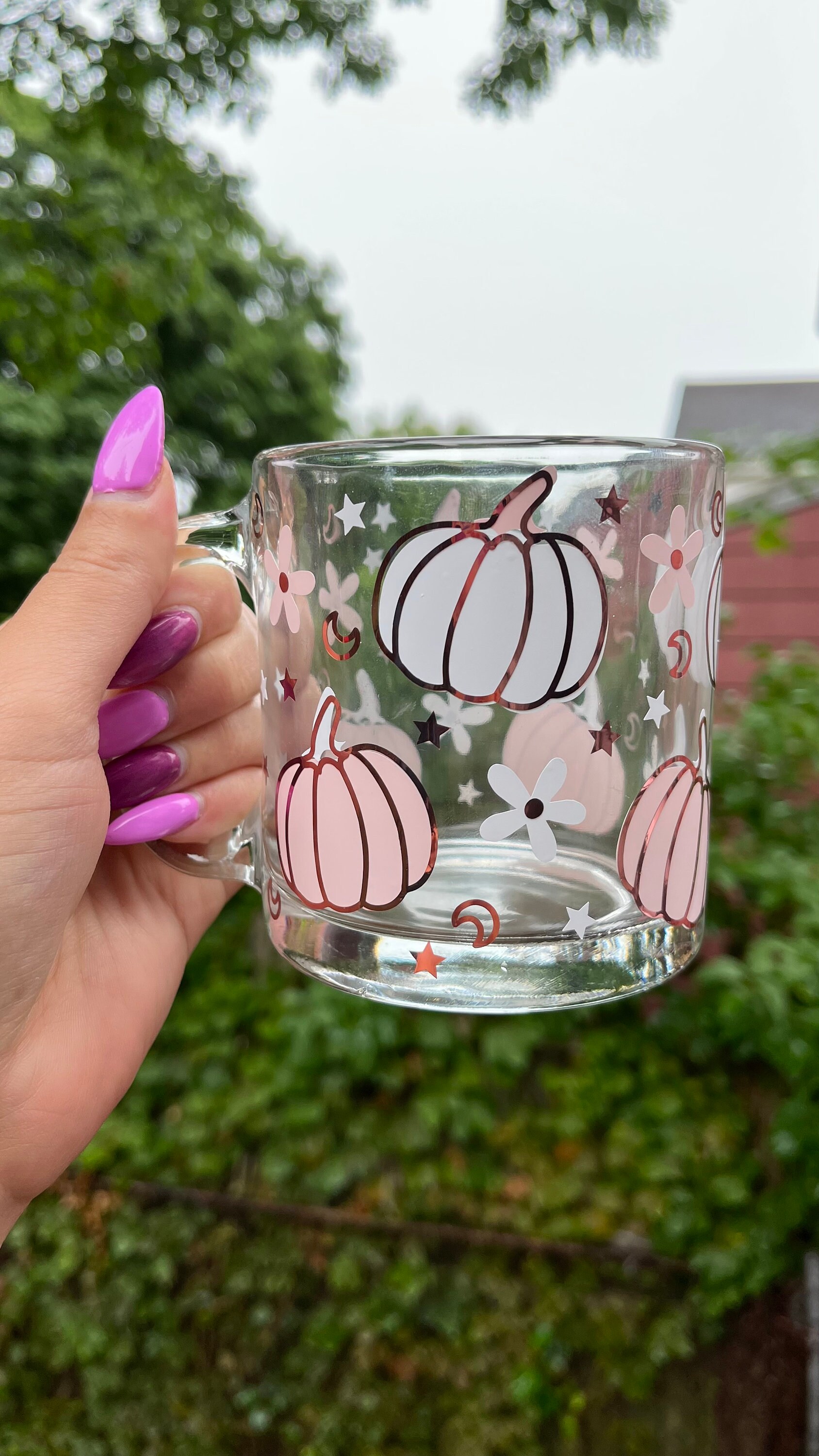 Pink Pumpkin Mug - Etsy