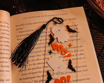 Halloween ghost bookmark