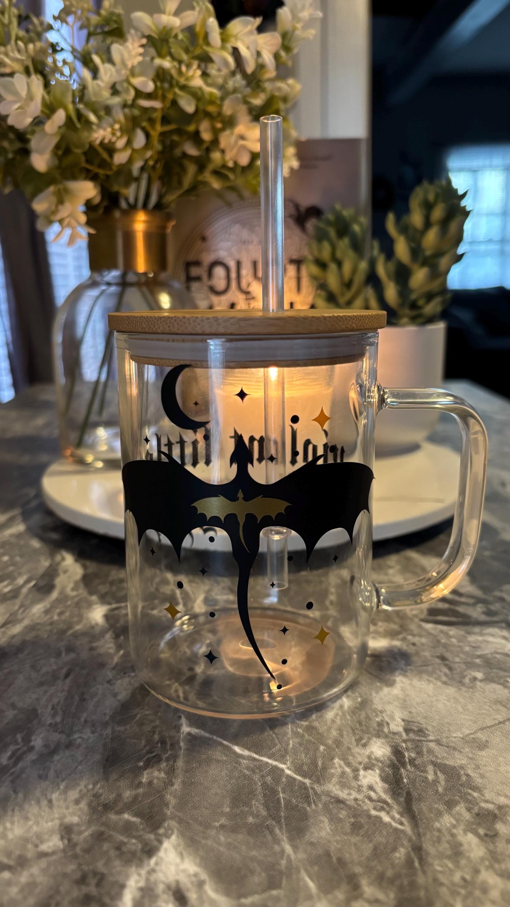 violent little thing dragon glass mug