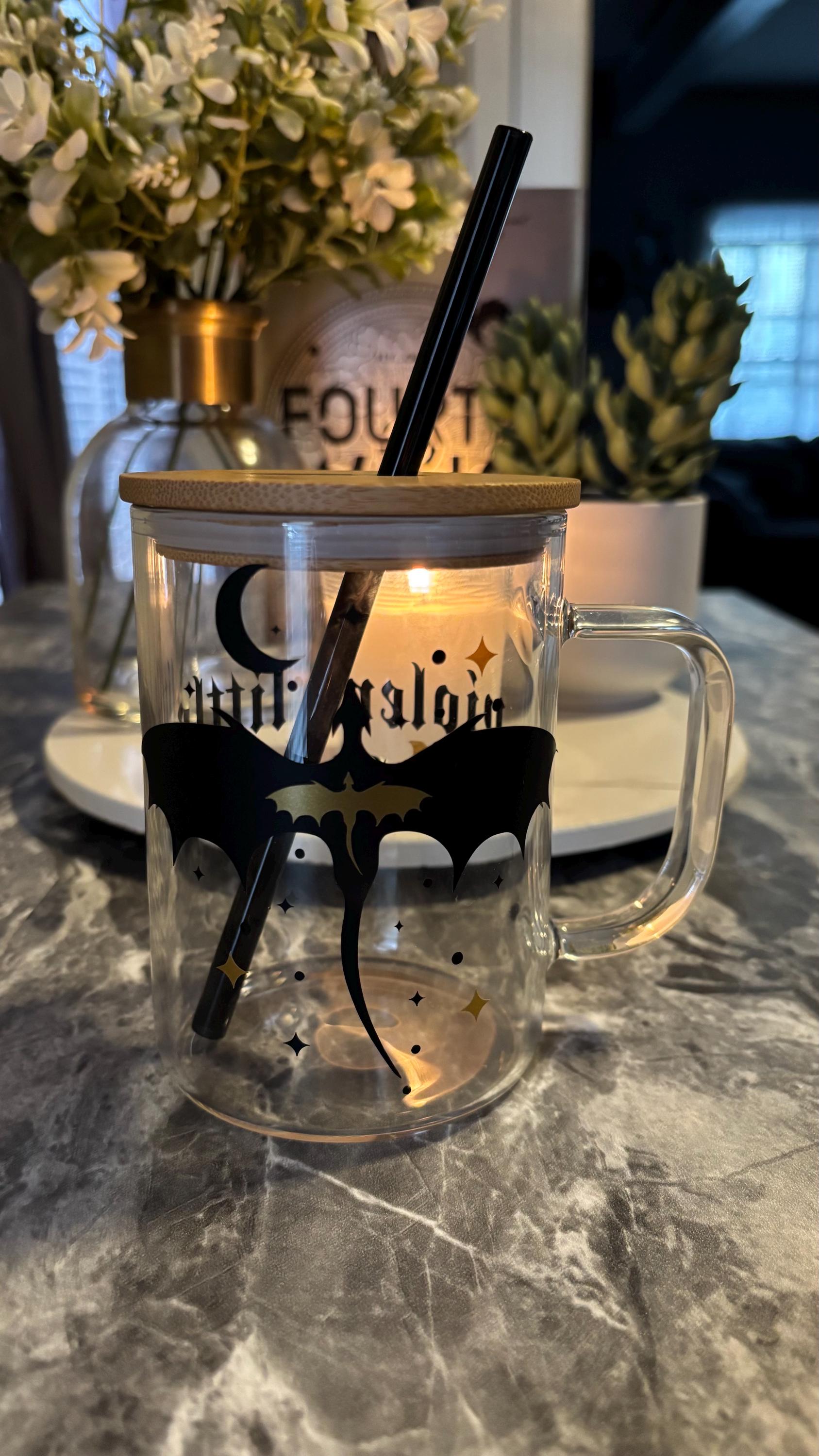 violent little thing dragon glass mug