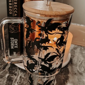 dragons fourth wing inspired 40oz tumbler