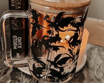 dragons fourth wing inspired 40oz tumbler