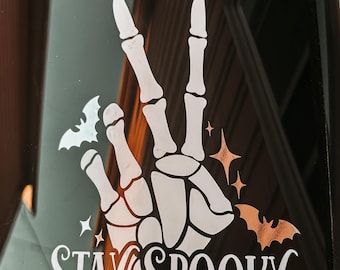 Stay spooky decal sticker