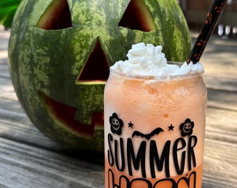 summerween glass cup