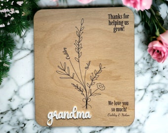 Mother’s Day handprint custom sign