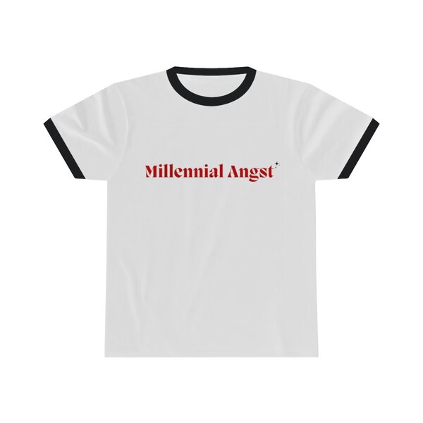 Millennial Angst Ringer Tee