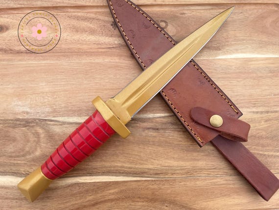 Handmade Gift Annabeth Chase Dagger Knife, Percy Jackson and the Olympians Wise Girl DAGGER Hunting Knife, Best Gift for Him, Her, Christmas