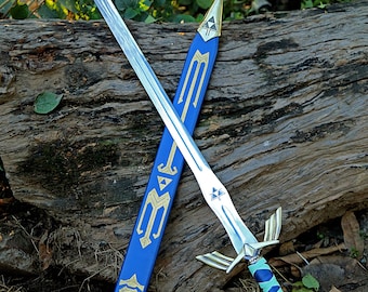 Handgjort Legend of Zelda-svärd, Breath of the Wild-svärd i högkolstål, bästa födelsedagspresenten för gamerpojke eller -flicka, cosplay-present till honom