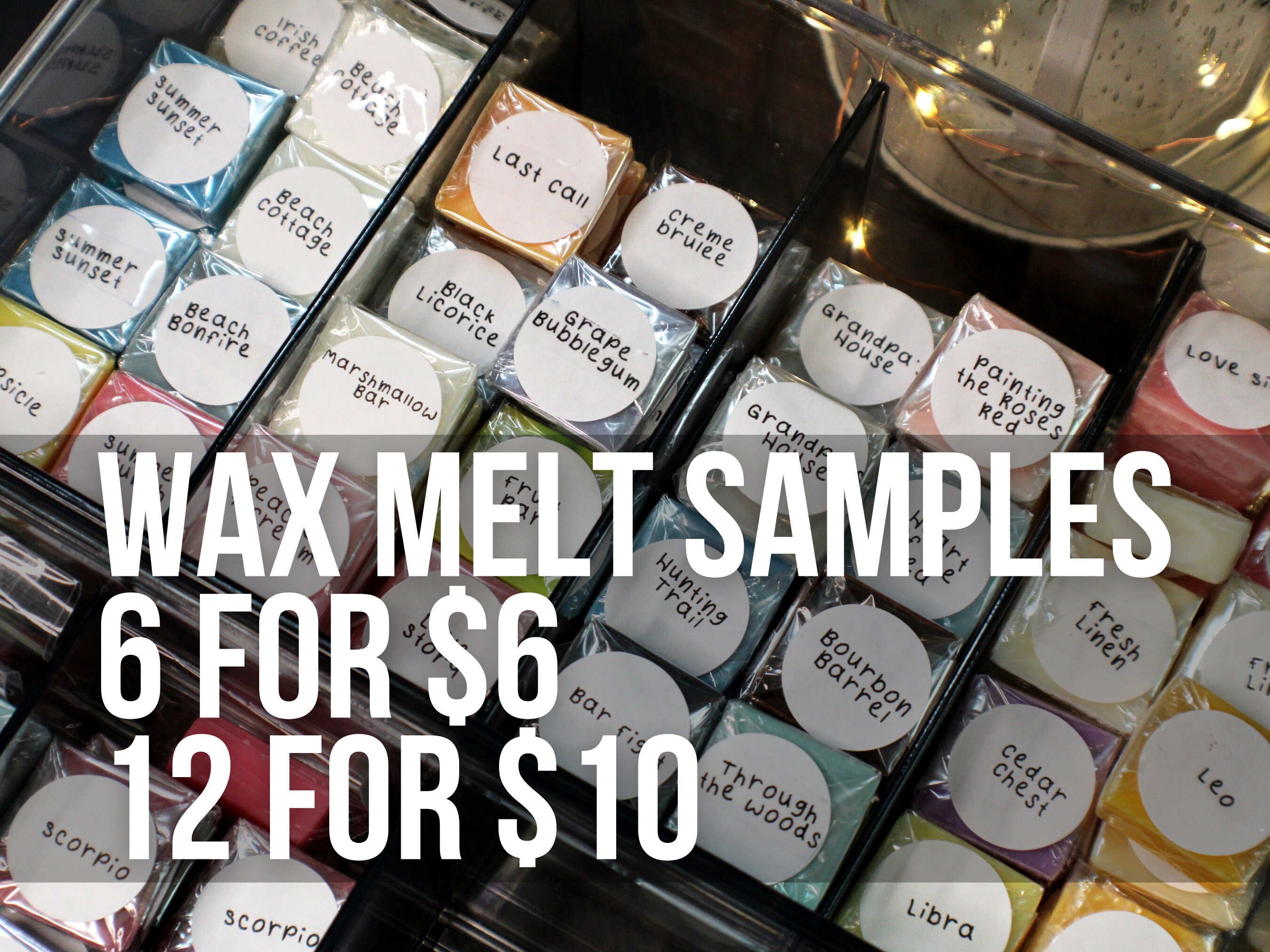 Wax Melt Sample Pack - Etsy